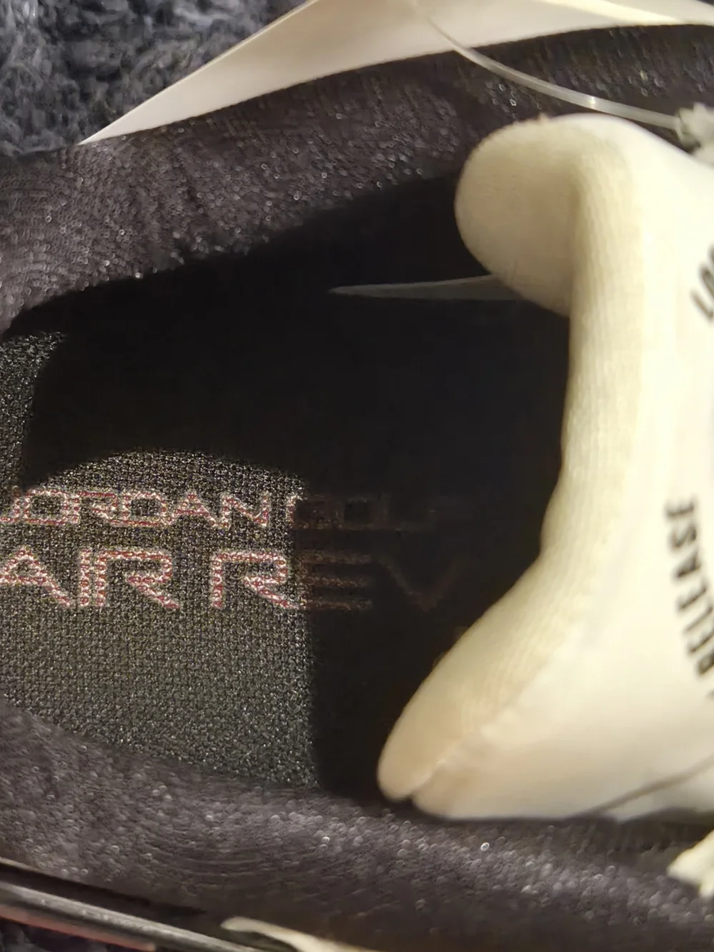 Jordan Air Rev Golf Shoes Size 5 White Black Pink FV6338-104 NEW NWT